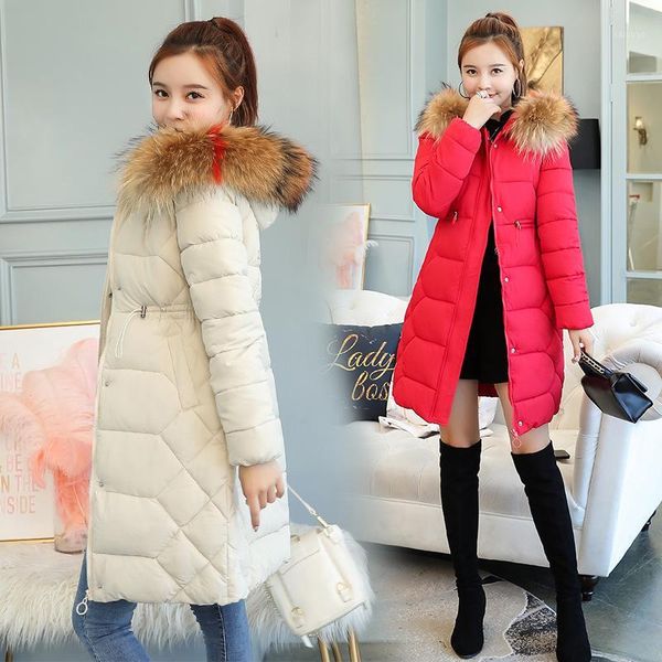 women's down & parkas jackets winter women parka hooded thick pink cotton long coat female jacket mujer 2021 kj914, Black
women's down & parkas jackets winter women parka hooded thick pink cotton long coat female jacket mujer 2021 kj914, Black