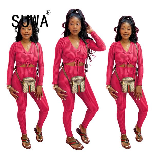 wholesale 2 piece women clothes lounge wear set stacked long sleeve + high waist pants sweatpants tracksuit 210525, White
wholesale 2 piece women clothes lounge wear set stacked long sleeve + high waist pants sweatpants tracksuit 210525, White