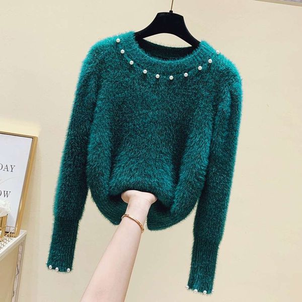 women's sweaters sweatersautumn and winter korean mohair loose lazy wind nail bead short pullover women's foreign style sweater fm, White;black
women's sweaters sweatersautumn and winter korean mohair loose lazy wind nail bead short pullover women's foreign style sweater fm, White;black