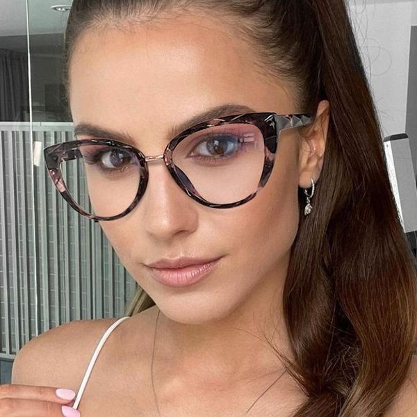 fashion sunglasses frames lnfcxi retro cat eye tr90 metal women eyeglasses frame spring hinge clear anti blue light eyewear men optical, Black
fashion sunglasses frames lnfcxi retro cat eye tr90 metal women eyeglasses frame spring hinge clear anti blue light eyewear men optical, Black