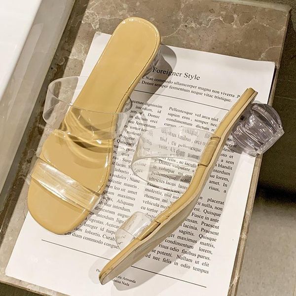 summer fashion women clear high heels slides mules designer open toe white slippers beach slip on shoes, Black
summer fashion women clear high heels slides mules designer open toe white slippers beach slip on shoes, Black