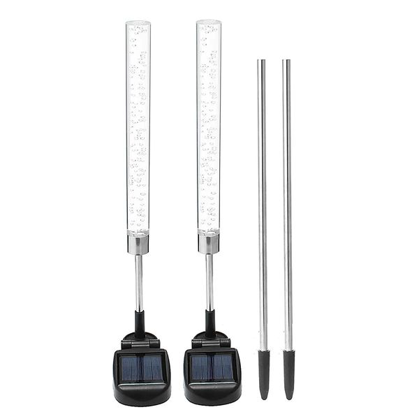2pcs bubble led stick light solar powered garden lawn landscape path lamp decorations
2pcs bubble led stick light solar powered garden lawn landscape path lamp decorations