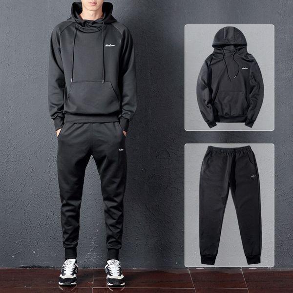 autumn and winter new hooded sweater plush suit men's sportswear fashion printable label, Gray
autumn and winter new hooded sweater plush suit men's sportswear fashion printable label, Gray