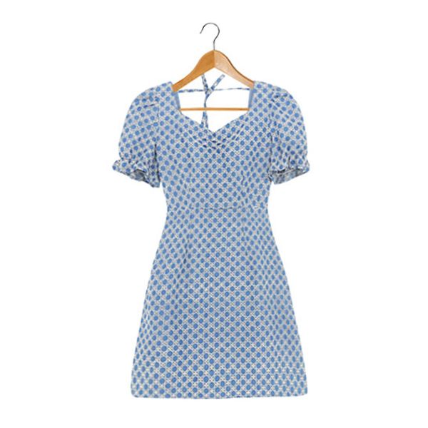 blue v neck lace up short sleeve mini dress elegant solid summer women female geometric print d1954 210514, Black;gray
blue v neck lace up short sleeve mini dress elegant solid summer women female geometric print d1954 210514, Black;gray