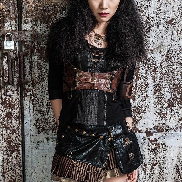 belts gothic waist belt vest style corset waistcoat women waistband wide cincher with buckle, Black;brown
belts gothic waist belt vest style corset waistcoat women waistband wide cincher with buckle, Black;brown