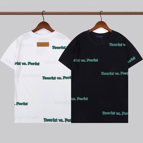 2022 men s women designer t shirts short summer fashion casual with brand letter embroidery designers clothing, White;black
2022 men s women designer t shirts short summer fashion casual with brand letter embroidery designers clothing, White;black