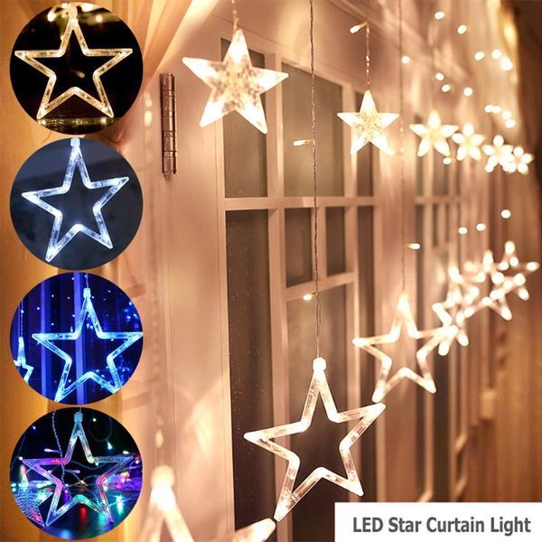 strings christmas fairy string lights 12 stars 138 leds led star curtain light backdrops lamp holiday decoration home bedroom
strings christmas fairy string lights 12 stars 138 leds led star curtain light backdrops lamp holiday decoration home bedroom