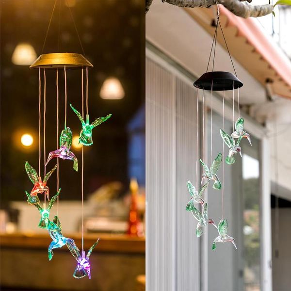 solar lamps humming bird led light romantic windbell wind chime string lamp pendant color changing for garden patio yard decor
solar lamps humming bird led light romantic windbell wind chime string lamp pendant color changing for garden patio yard decor