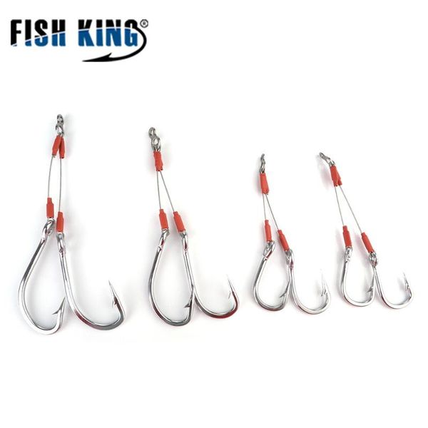 high carbon steel double jigging assist hooks ringed fishing hook 5/0#-8/0# 120lbs sea ocean pesca tackle
high carbon steel double jigging assist hooks ringed fishing hook 5/0#-8/0# 120lbs sea ocean pesca tackle