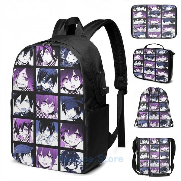 backpack graphic print shuichi and kokichi manga collection (colored) usb charge men school bags women bag travel laptop
backpack graphic print shuichi and kokichi manga collection (colored) usb charge men school bags women bag travel laptop