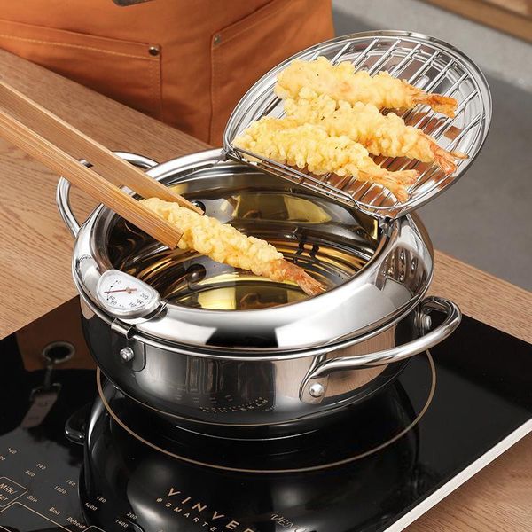 air fryers stainless steel fryer household temperature controllable multifunctional fuel-saving thickening with cover and filter
air fryers stainless steel fryer household temperature controllable multifunctional fuel-saving thickening with cover and filter
