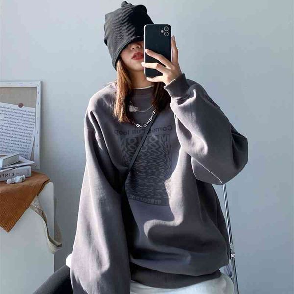 thin sweater women's spring and autumn 2021 new fashion loose printing round neck lazy korean version, Black
thin sweater women's spring and autumn 2021 new fashion loose printing round neck lazy korean version, Black