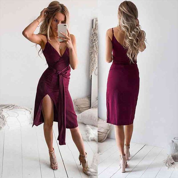 Fashion Summer Women Dress Vestidos Robe Femme Sexy Solid Color Belt Waist Deep V-neck Open Irregular Ladies A-line Dress, Black;gray
Fashion Summer Women Dress Vestidos Robe Femme Sexy Solid Color Belt Waist Deep V-neck Open Irregular Ladies A-line Dress, Black;gray