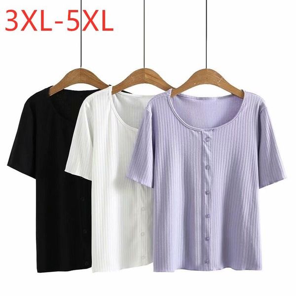 plus size t-shirt 2021 ladies summer knit for women large short sleeve slim elastic white o-neck 3xl 4xl 5xl, Black
plus size t-shirt 2021 ladies summer knit for women large short sleeve slim elastic white o-neck 3xl 4xl 5xl, Black