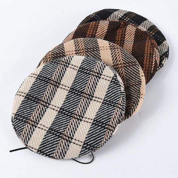 berets 2021 fashion style fall-winter retro plaid beret for women paris hat ladies japanese and korean wholesale, Blue;gray
berets 2021 fashion style fall-winter retro plaid beret for women paris hat ladies japanese and korean wholesale, Blue;gray