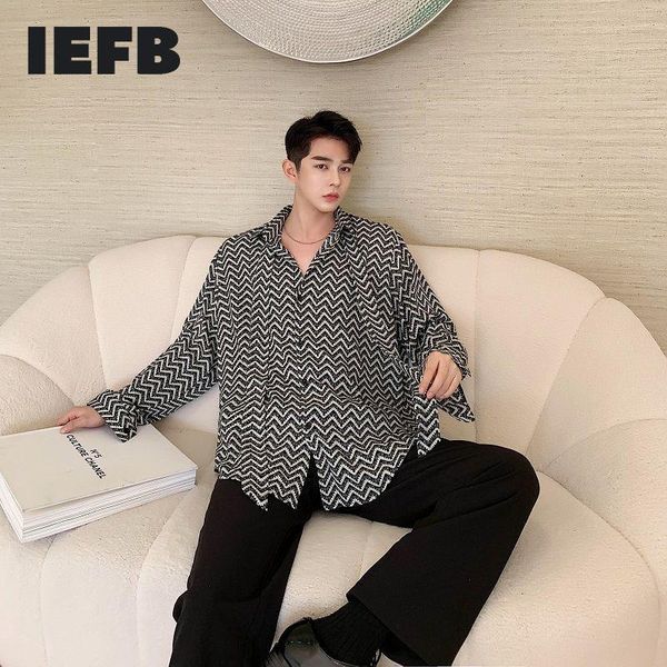korean style men's long sleeve shirts personalized stripe printed oversized bandage tie lapel 2021 spring 9y6525 casual, White;black
korean style men's long sleeve shirts personalized stripe printed oversized bandage tie lapel 2021 spring 9y6525 casual, White;black