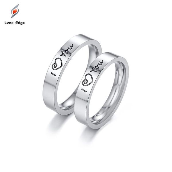 wedding rings 2021 heart i love you women for men stainless steel casual never fade anti allergy ring, Slivery;golden
wedding rings 2021 heart i love you women for men stainless steel casual never fade anti allergy ring, Slivery;golden