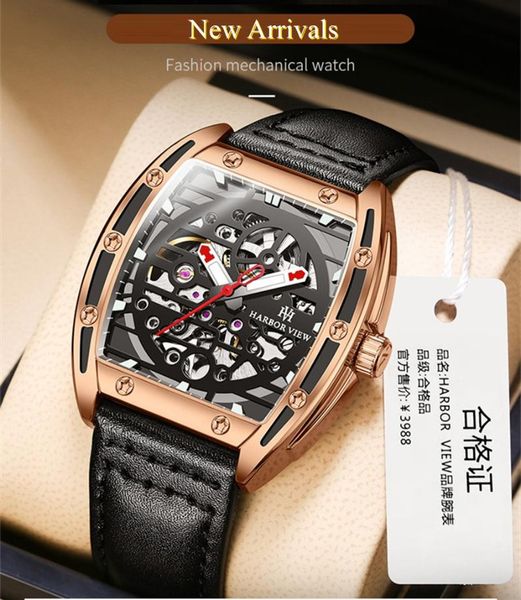 wristwatches double sided hollow automatic mechanical leather watch men luminous men's waterproof skeleton male clock relogio masculino, Slivery;brown
wristwatches double sided hollow automatic mechanical leather watch men luminous men's waterproof skeleton male clock relogio masculino, Slivery;brown