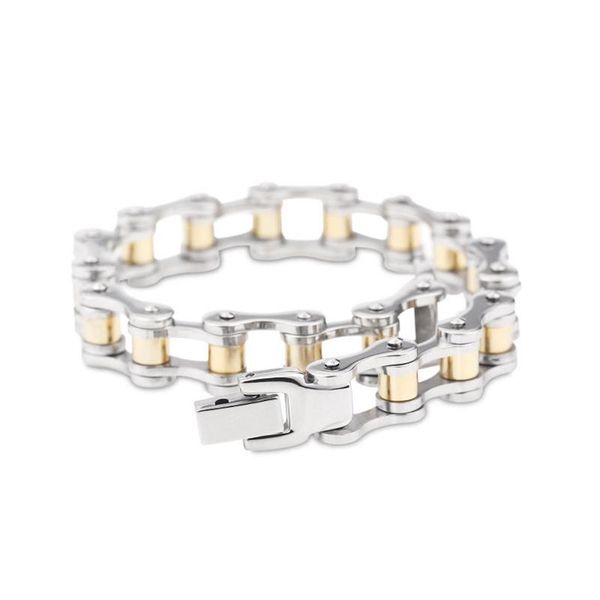 link, chain charm gold color stainless steel men bangeles women's wholesale 10mm bicycle bracelet fashion jewelry 2021 joyas de mujer, Black
link, chain charm gold color stainless steel men bangeles women's wholesale 10mm bicycle bracelet fashion jewelry 2021 joyas de mujer, Black