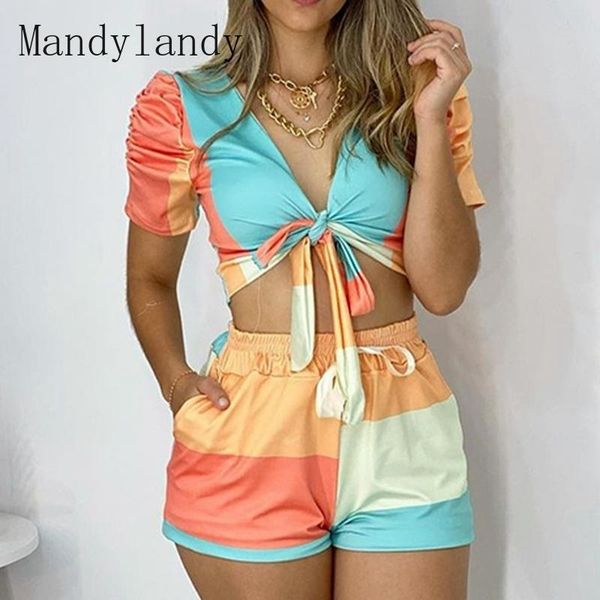 women's tracksuits mandylandy 2 piece set outfits casual shorts leisure women sets sleeve short high waist lace up crop, Gray
women's tracksuits mandylandy 2 piece set outfits casual shorts leisure women sets sleeve short high waist lace up crop, Gray