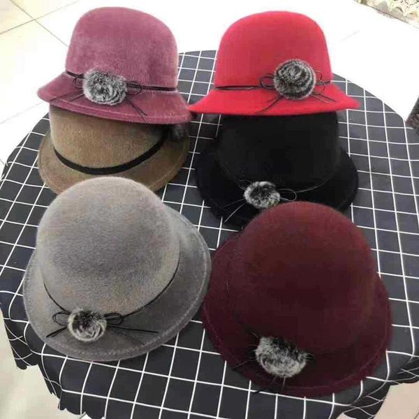 berets vintage style women plush hat fashion autumn winter warm cotton blended prom party artificial felt brim dome hats, Blue;gray
berets vintage style women plush hat fashion autumn winter warm cotton blended prom party artificial felt brim dome hats, Blue;gray