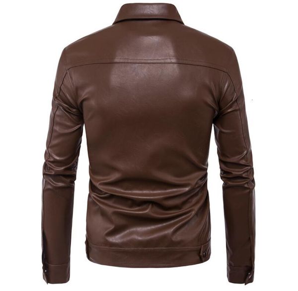 mens leather jacket slim motorcycle coat jackets letter embroidery clothes personalized jaqueta de couro stage street fashion, Black
mens leather jacket slim motorcycle coat jackets letter embroidery clothes personalized jaqueta de couro stage street fashion, Black