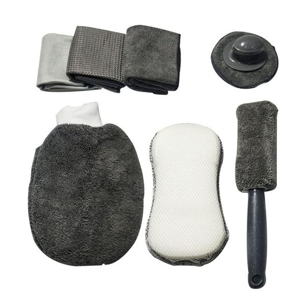 car sponge 8pcs cleaning set portable micro fiber interior exterior tire brush wash towe reusable glove detailing washing
car sponge 8pcs cleaning set portable micro fiber interior exterior tire brush wash towe reusable glove detailing washing