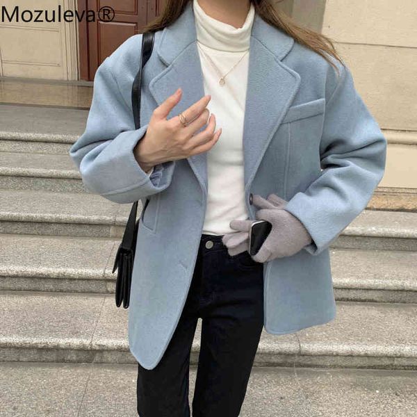 spring woolen cloth suit jacket regular single breasted coats and jackets women chic korean woman coat 210427, Black
spring woolen cloth suit jacket regular single breasted coats and jackets women chic korean woman coat 210427, Black