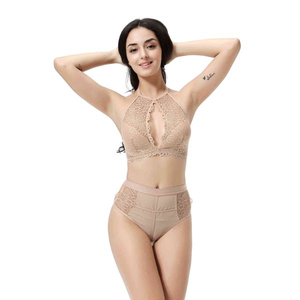 bra set 2021 large size high waist belly tucked lace women's inner library hanging neck and back products, Red;black
bra set 2021 large size high waist belly tucked lace women's inner library hanging neck and back products, Red;black