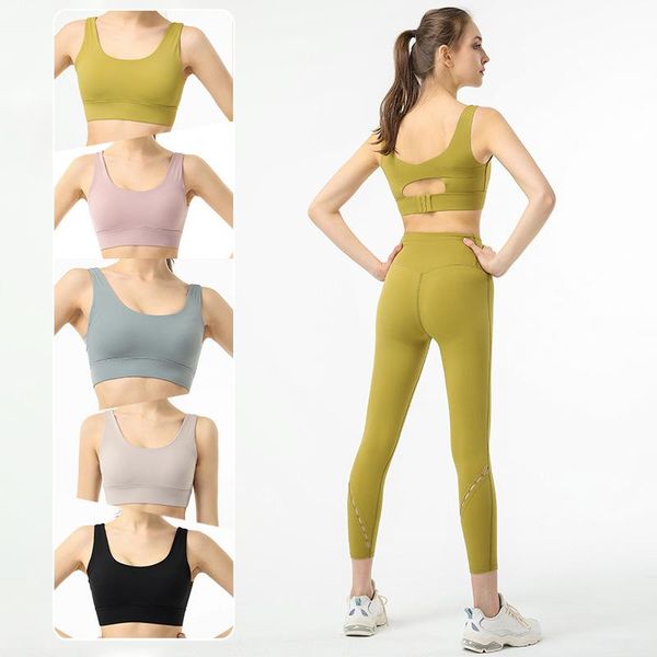 spring and summer buckle seamless sports bra women's shockproof yoga vest quick-drying running fitness outfit
spring and summer buckle seamless sports bra women's shockproof yoga vest quick-drying running fitness outfit
