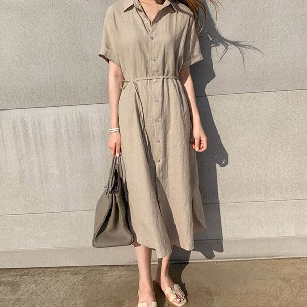 qooth simple casual loose lapel women shirt dress spring summer single-breasted lace-up short-sleeved female dress qt023 210518, Black;gray
qooth simple casual loose lapel women shirt dress spring summer single-breasted lace-up short-sleeved female dress qt023 210518, Black;gray