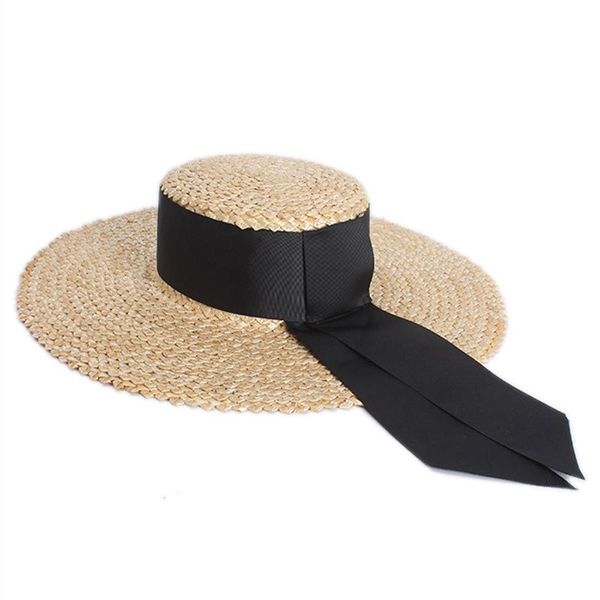 stingy brim hats women classical wheat straw hat summer cap large wide sun elegant floppy ribbon beach vocation, Blue;gray
stingy brim hats women classical wheat straw hat summer cap large wide sun elegant floppy ribbon beach vocation, Blue;gray