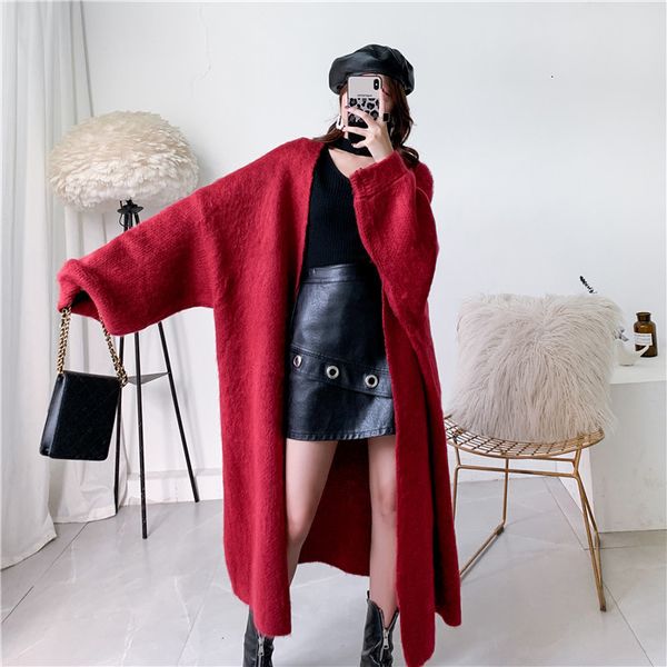 women's sweaters loose autumn mid-length cardigan color solid female mesh sweater open point long coats v4vd, White;black
women's sweaters loose autumn mid-length cardigan color solid female mesh sweater open point long coats v4vd, White;black