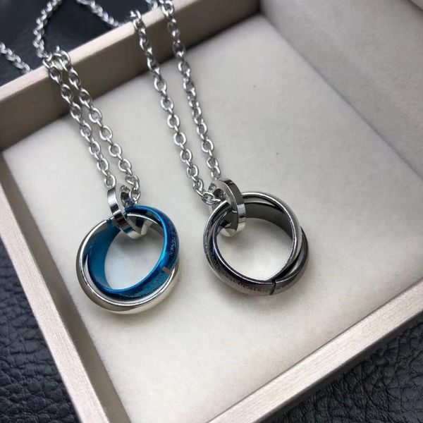 chains ms contracted han edition tide male 2-ring lovers necklace alloy pendant hip-hop personality circular lover, Silver
chains ms contracted han edition tide male 2-ring lovers necklace alloy pendant hip-hop personality circular lover, Silver