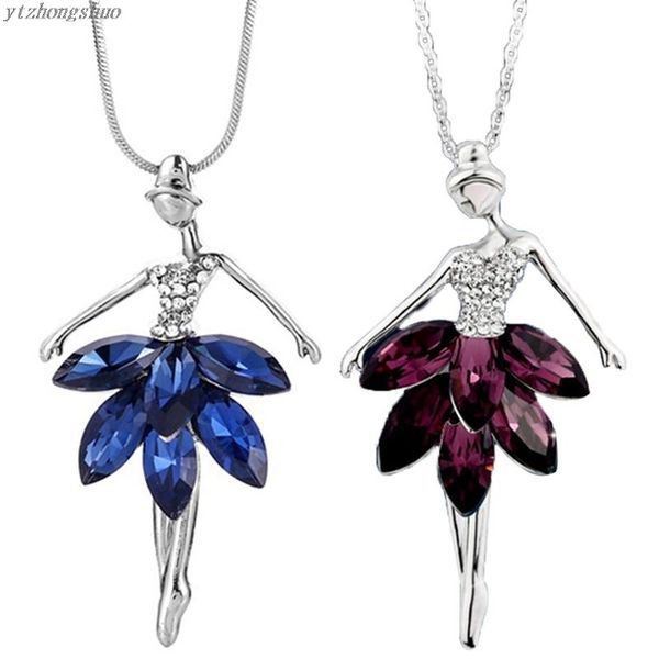 elegant blue crystal ballerina girl pendant rhinestone necklaces & pendants long sweater chain statement jewelry chokers, Golden;silver
elegant blue crystal ballerina girl pendant rhinestone necklaces & pendants long sweater chain statement jewelry chokers, Golden;silver