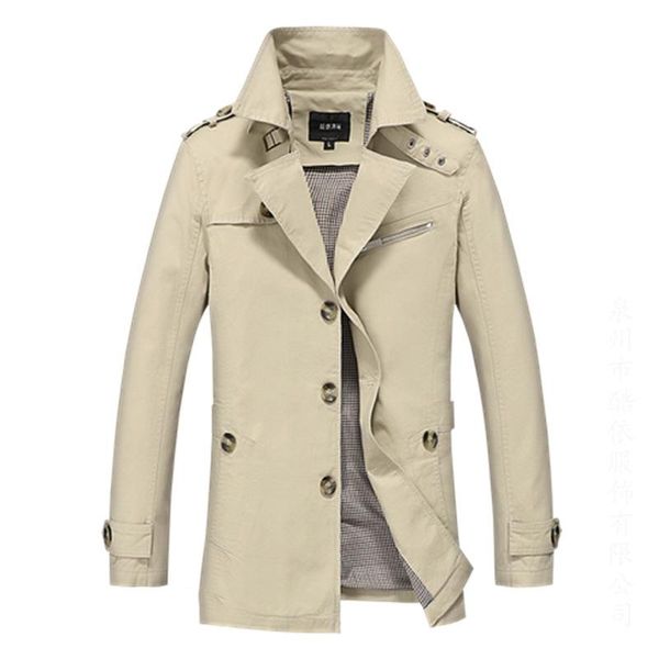 men's jackets t3701 mid-length windbreaker england style gentleman business casual built-in hide pocket spring autumn male khaki, Black;brown
men's jackets t3701 mid-length windbreaker england style gentleman business casual built-in hide pocket spring autumn male khaki, Black;brown