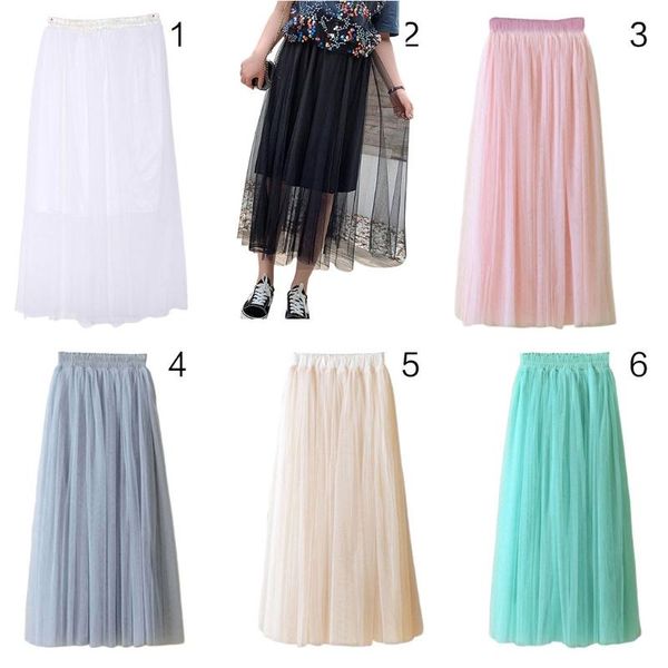 maternity dresses 80cm womens high waist three layer sheer mesh pleated tulle midi long tutu skirt sweet solid candy color drape swing loose, White
maternity dresses 80cm womens high waist three layer sheer mesh pleated tulle midi long tutu skirt sweet solid candy color drape swing loose, White