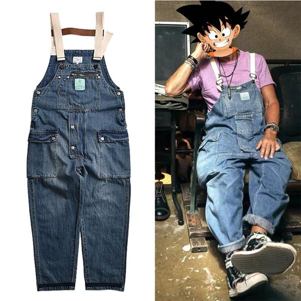 men's jeans men casual dad distressed blue denim overalls work cargo pants old school easy chic worker multi-pocket bib trouser
men's jeans men casual dad distressed blue denim overalls work cargo pants old school easy chic worker multi-pocket bib trouser
