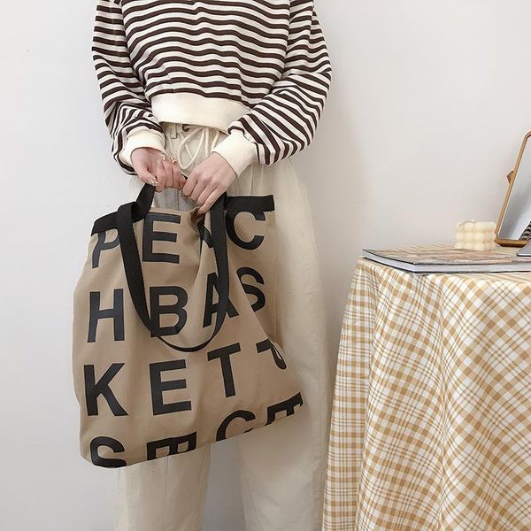evening bags hylhexyr ins women's letter printed shoulder bag 2021 fashion high capacity canvas handbag females carrying tote
evening bags hylhexyr ins women's letter printed shoulder bag 2021 fashion high capacity canvas handbag females carrying tote