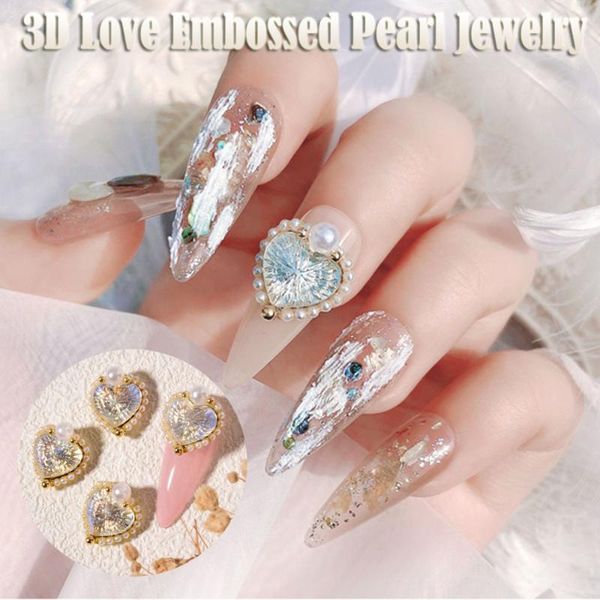 1pc love embossed pearl jewelry nail art decoartion luxury heart sahpe design net red accessories for girls decorations, Silver;gold
1pc love embossed pearl jewelry nail art decoartion luxury heart sahpe design net red accessories for girls decorations, Silver;gold