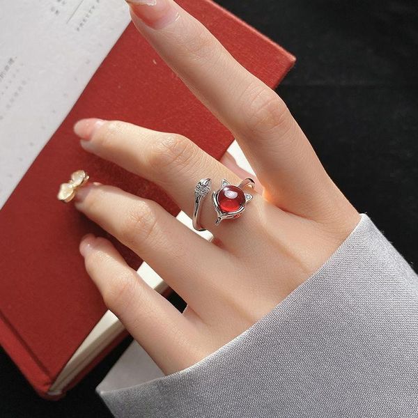 wedding rings retro red garnet ethnic luxury 925 sterling silver adjustable finger for women vintage korean jewelry gifts, Slivery;golden
wedding rings retro red garnet ethnic luxury 925 sterling silver adjustable finger for women vintage korean jewelry gifts, Slivery;golden
