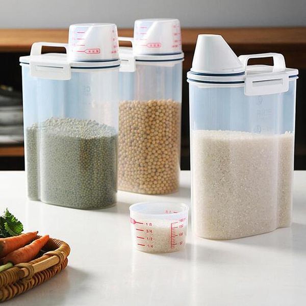 moisture-proof and insect-proof rice storage box kitchen grain tank plastic hand-held sealed bucket bottles & jars
moisture-proof and insect-proof rice storage box kitchen grain tank plastic hand-held sealed bucket bottles & jars