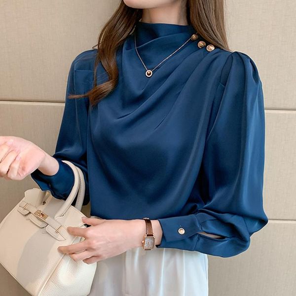 women's blouses & shirts ljsxls elegant silk women clothing 2021 spring autumn long sleeve solid chiffon button fashion ladies office, White
women's blouses & shirts ljsxls elegant silk women clothing 2021 spring autumn long sleeve solid chiffon button fashion ladies office, White