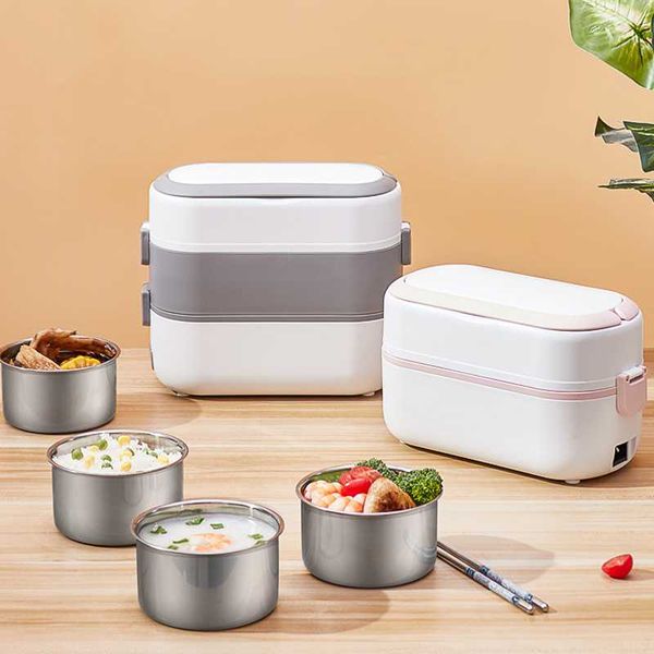 rice cooker thermal heating electric lunch box 1/2 layers portable steamer cooking container meal lunchbox warmer dinnerware sets
rice cooker thermal heating electric lunch box 1/2 layers portable steamer cooking container meal lunchbox warmer dinnerware sets