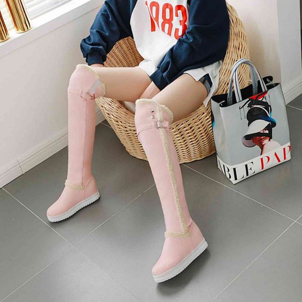 boots winter warm plush knee high women comfy flat heel snow slip on platform woman long shoes black pink white 39fz
boots winter warm plush knee high women comfy flat heel snow slip on platform woman long shoes black pink white 39fz