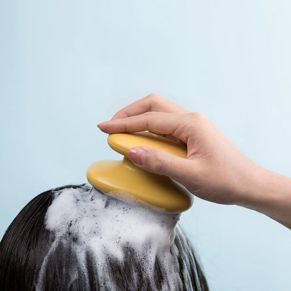 silicone hand-held head body scalp massage brush shampoo hair washing clean comb shower bath spa slimming health brushes, Silver
silicone hand-held head body scalp massage brush shampoo hair washing clean comb shower bath spa slimming health brushes, Silver