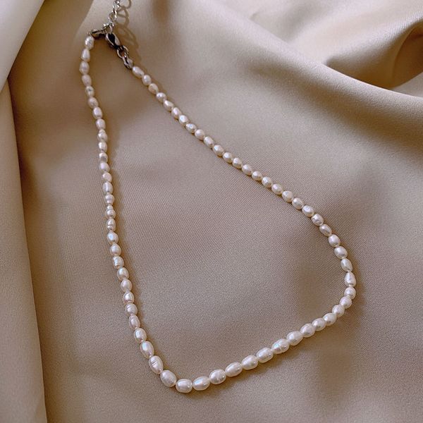 xianlan172 small natural pearl choker collarbone chain female temperament of brief paragraph necklace restoring ancient ways of lu, Silver
xianlan172 small natural pearl choker collarbone chain female temperament of brief paragraph necklace restoring ancient ways of lu, Silver
