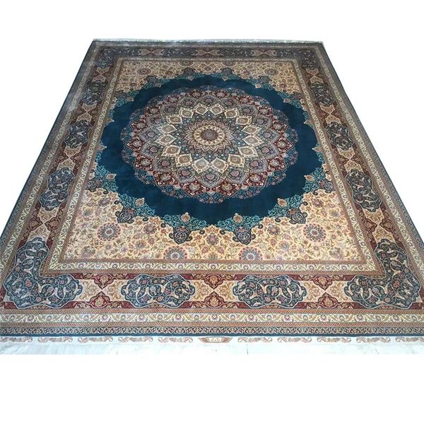 persian carpet traditional hand knotted oriental silk medallion living room 8x10 foot carpets
persian carpet traditional hand knotted oriental silk medallion living room 8x10 foot carpets