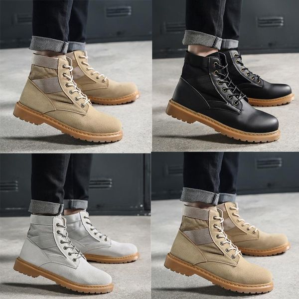 boots ankle men snow lace-up shoes fashion patchwork mens leather, Black
boots ankle men snow lace-up shoes fashion patchwork mens leather, Black