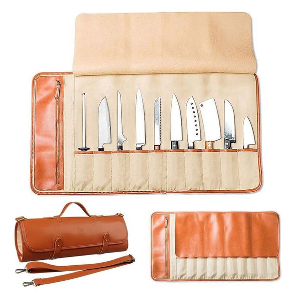 durable cooking roll bag kitchen chef knife storage pockets bags tool brown portable accessories
durable cooking roll bag kitchen chef knife storage pockets bags tool brown portable accessories